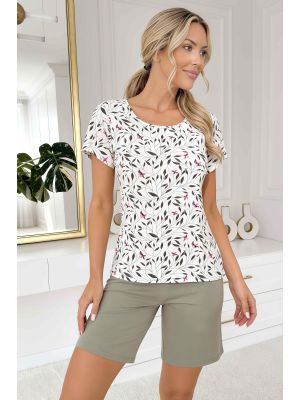 Pijama de mujer con estampado floral - Melisa 1/2