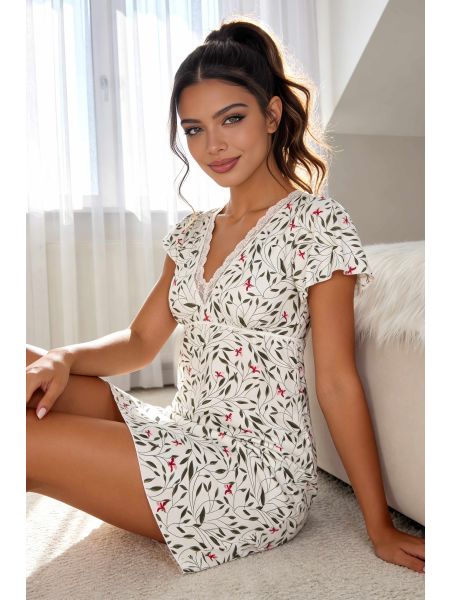 Camisón de mujer con estampado floral - Melisa