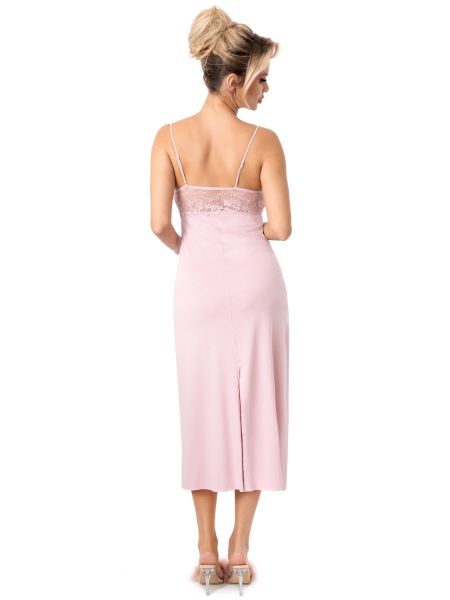 Camisón largo y elegante - Jasmine long rosa - 3