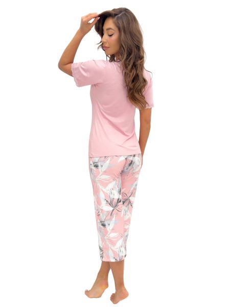 Pijama de mujer con pantalones 3/4 - Evita 3/4 - 3