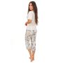 Pijama de mujer con pantalones 3/4 - Goya 3/4 - 4