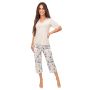 Pijama de mujer con pantalones 3/4 - Goya 3/4 - 3