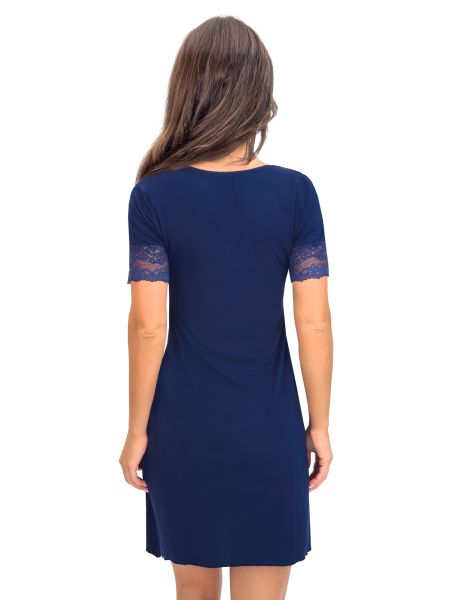 Camisón de mujer azul marino - Linda azul marino - 3