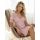 Camisón con encaje - Linda rosa empolvado