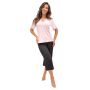 Pijama de mujer a lunares de viscosa - Pati 3/4 - 3