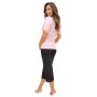 Pijama de mujer a lunares de viscosa - Pati 3/4 - 4