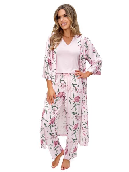 Pijama elegante de mujer de viscosa - Gabriela Long - 3