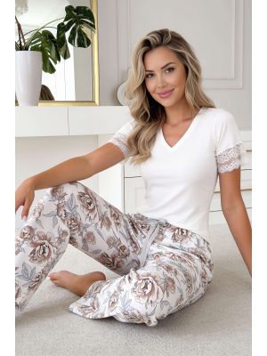 Elegante pijama de mujer con pantalones largos - Elizabeth Long