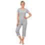 Pijama de mujer con pantalones de tres cuartos - Megi 3/4 - 4