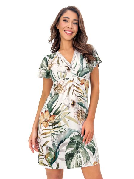 Elegante camisón con estampado floral - Olivia - 2