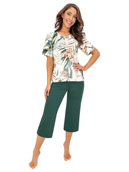 Pijama elegante de viscosa - Olivia 3/4 - 3