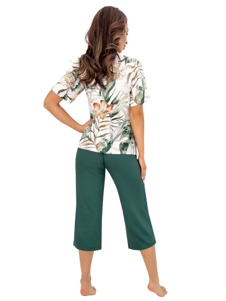 Pijama elegante de viscosa - Olivia 3/4 - 4