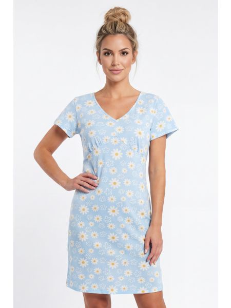 Camisón de algodón con estampado de flores - Margaret II - 2