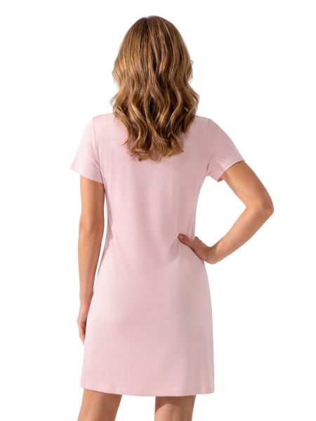 Camisón rosa con encaje - Damaris, rosa empolvado - 3