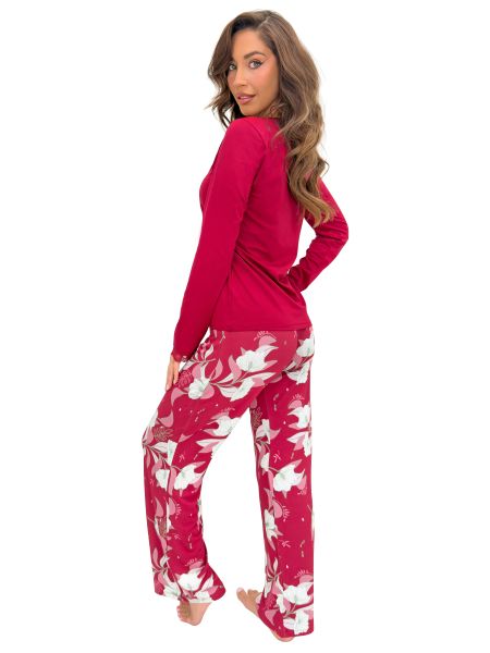 Elegante pijama de mujer de manga larga - Brigitte long - 2