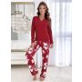Elegante pijama de mujer de manga larga - Brigitte long - 2