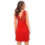 Camisón rojo con encaje - Chantalle rojo - 5
