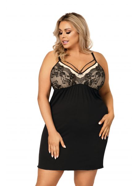 Sarah II talla grande negro - camisón