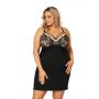 Sarah II talla grande negro - camisón - 2
