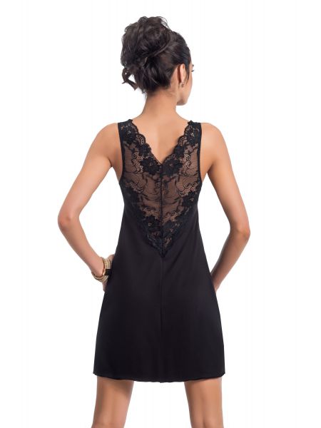 Camisón de encaje negro - Kristina - 4