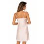 Camiseta de satén con encaje - Tiffani beige - 3