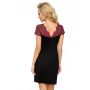 Camisón negro de encaje - Candy - 3
