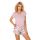 Pijama de manga corta para mujer - Nicola 1/2 rosa
