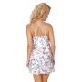 Camiseta satinada con estampado floral - Rosa - 3