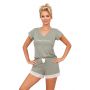Pijama de señora con encaje - Simply 1/2 oliva - 2