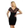Camisón de encaje negro - Ivana - 4