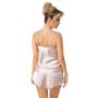 Pijama de satén sin tirantes - Ella 1/2 beige - 3