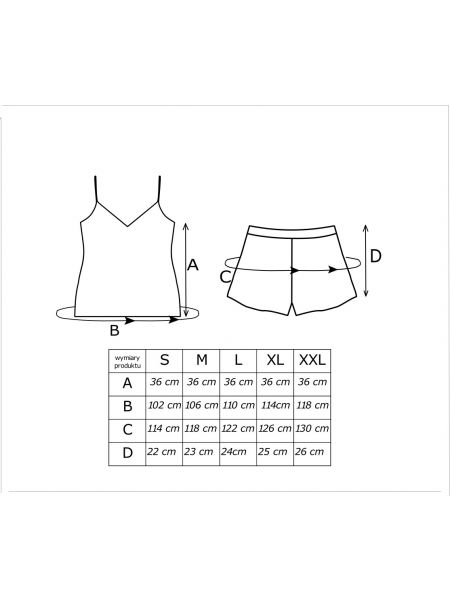 Pijama de satén sin tirantes - Ella 1/2 verde claro - 4