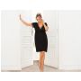 Camisón talla grande negro con encaje - Hana - 4